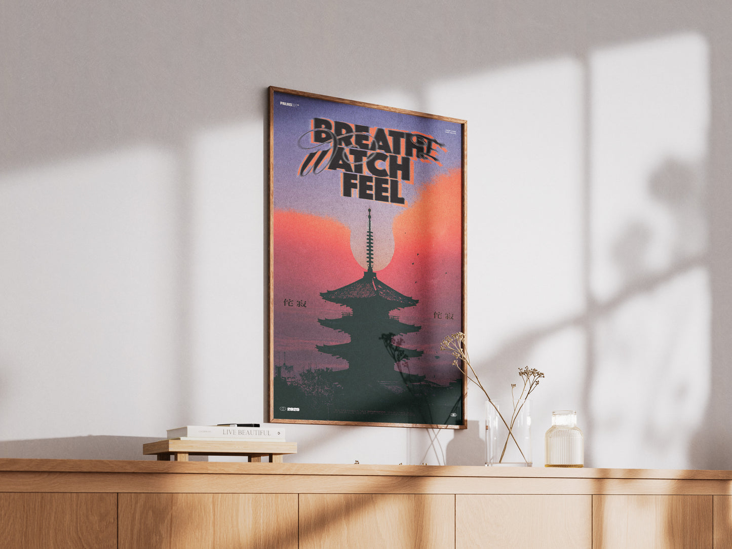 "Breathe Watch Feel" (Sunset)